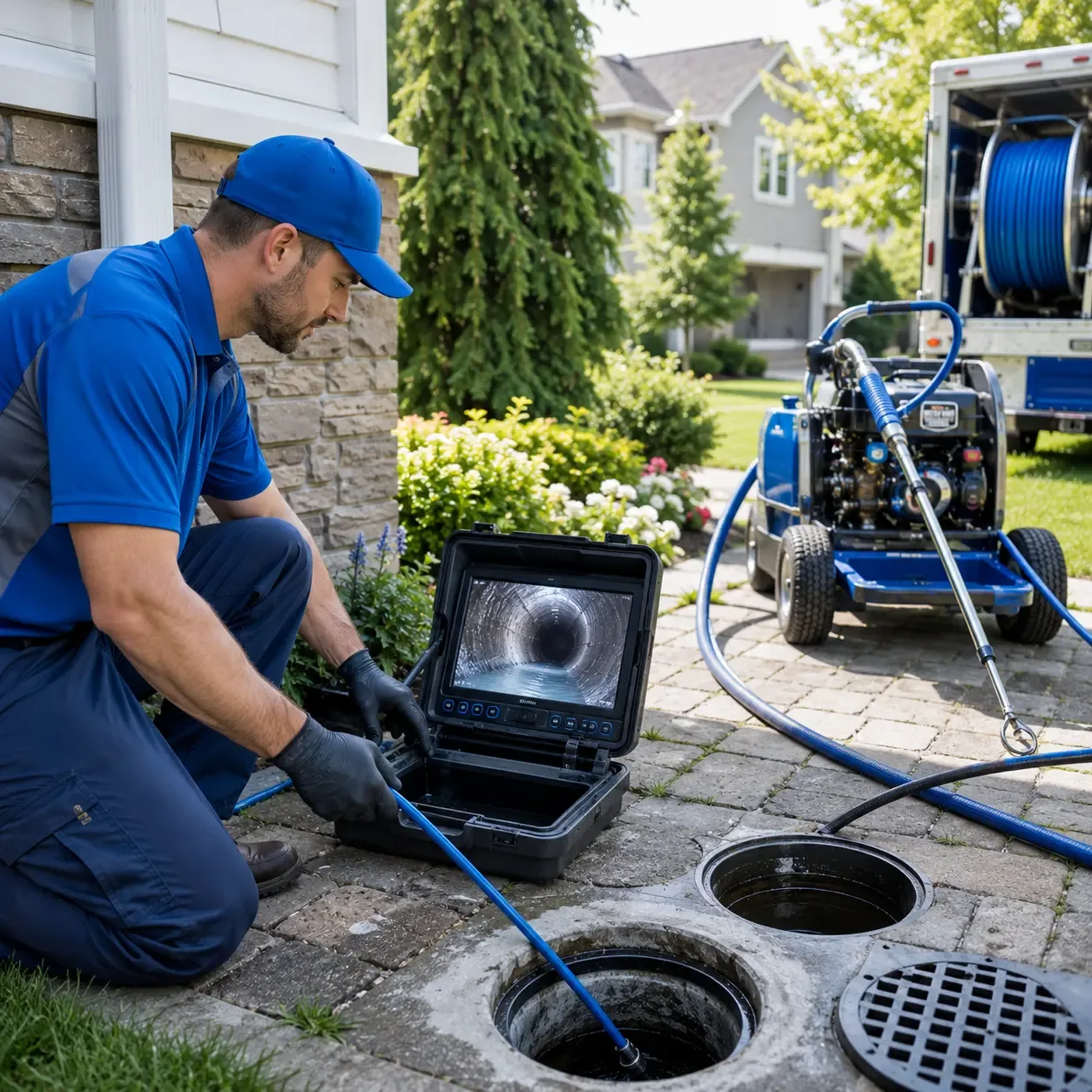 Outdoor drain cleaning professionals serving Remington, IN
