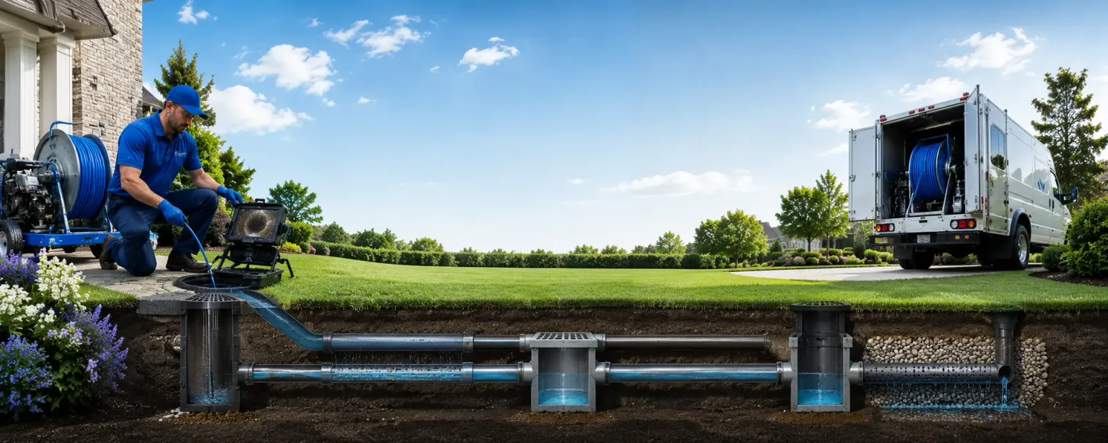 Outdoor drain cleaning information for Remington, IN